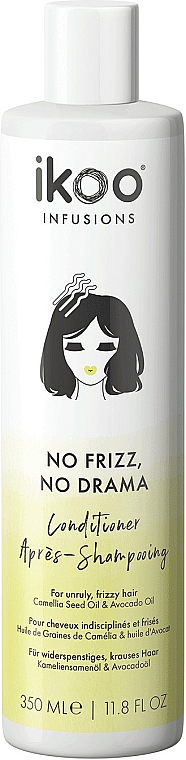 Nawilżająca odżywka do włosów - Ikoo Infusions No Frizz, No Drama Conditioner — Zdjęcie N3