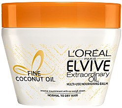 Odżywcza maska do włosów normalnych i suchych Olejek kokosowy - L'Oreal Paris Elseve Magiczna moc olejków — Zdjęcie N2