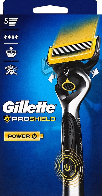 Maszynka do golenia z 1 wymiennym ostrzem - Gillette ProShield Power  — Zdjęcie N1