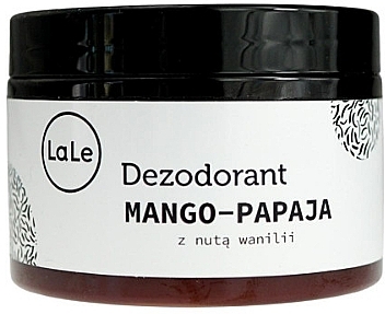 Dezodorant w kremie z mango i papają z nutą wanilii - La-Le Cream Deodorant — Zdjęcie N1