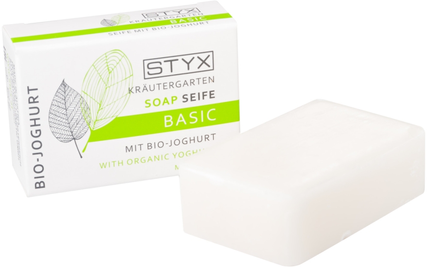 Oczyszczające mydło w kostce Organiczny jogurt - Styx Naturcosmetic Basic Soap With Organic Yoghurt — Zdjęcie N1