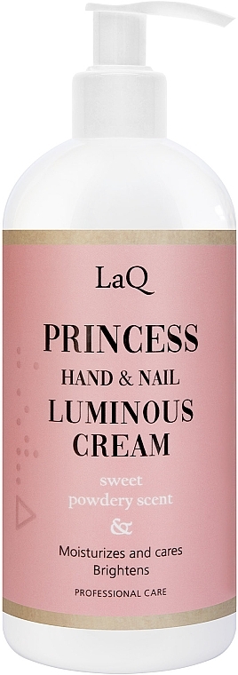 Intensywnie nawilżający krem do rąk i paznokci - LaQ Princess Hand & Nail Luminous Cream — Zdjęcie N1