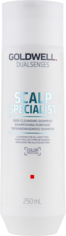 Głęboko oczyszczający szampon do włosów - Goldwell DualSenses Scalp Specialist Deep Cleansing Shampoo — Zdjęcie N1