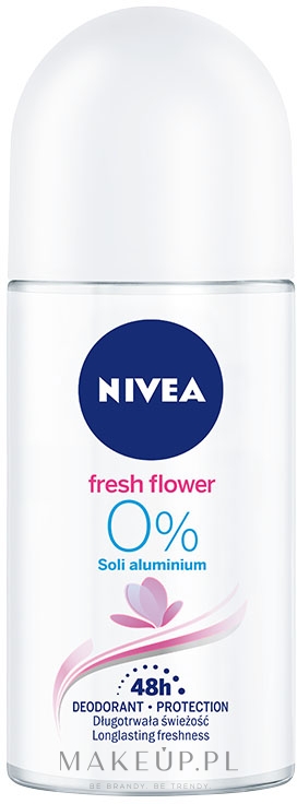 Dezodorant w kulce - NIVEA Fresh Flower 48H Deodorant — Zdjęcie 50 ml