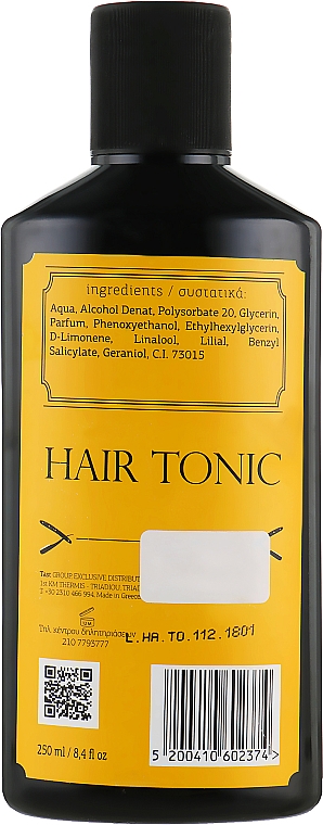 Tonik do stylizacji włosów dla mężczyzn - Lavish Care Hair Tonic — Zdjęcie N2