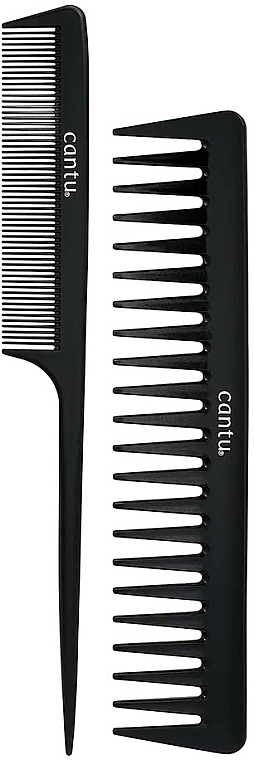 Zestaw grzebieni do włosów, 2 szt. - Cantu Carbon Fibre Comb Set — Zdjęcie N3