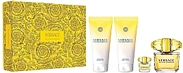 Versace Yellow Diamond - Zestaw (edt 90 ml + edt 5 ml + b/lot 100 ml + sh/gel 100 ml) — Zdjęcie N1