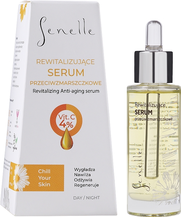 Rewitalizujące serum przeciwzmarszczkowe do twarzy - Senelle Revitalizing Anti-Aging Serum