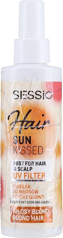 PRZECENA! Mgiełka do blond włosów - Sessio Hair Sun Kissed Mist For Hair And Scalp Blond Hair * — Zdjęcie N3