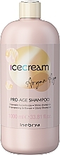 Szampon z olejem arganowym do włosów pozbawionych życia - Inebrya Ice Cream Argan-Age Pro-Age Shampoo — Zdjęcie N3