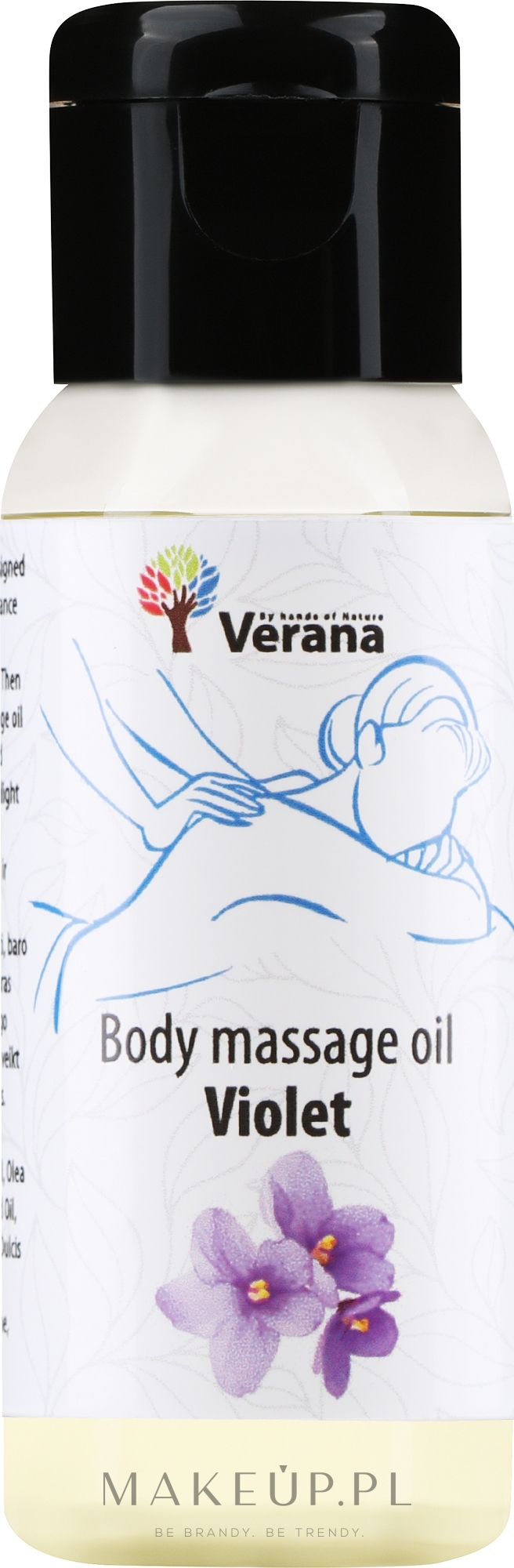 Olejek do masażu ciała Violet Flower - Verana Body Massage Oil  — Zdjęcie 30 ml
