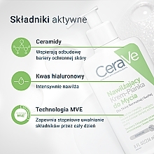 Nawilżający krem-pianka do mycia - CeraVe Hydrating Cream To Foam Cleanser For Normal To Dry Skin — Zdjęcie N4