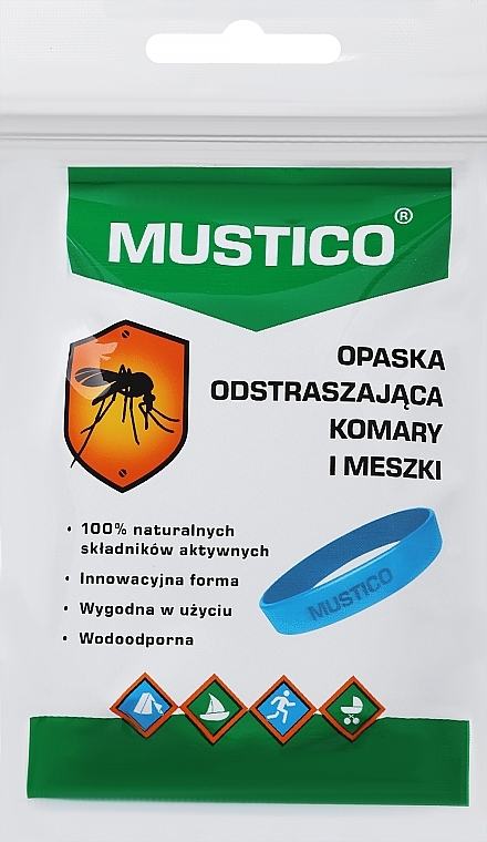 PRZECENA! Bransoletka odstraszająca komary - Biovena Mustico Repellent Band * — Zdjęcie N2