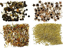 Zestaw złotych cekinów - Peggy Sage Nail Glitter Mini Kit-or — Zdjęcie N1