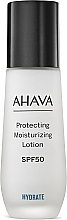 Nawilżający balsam do twarzy SPF 50 - Ahava Time To Hydrate Protecting Moisturizing Lotion — Zdjęcie N1
