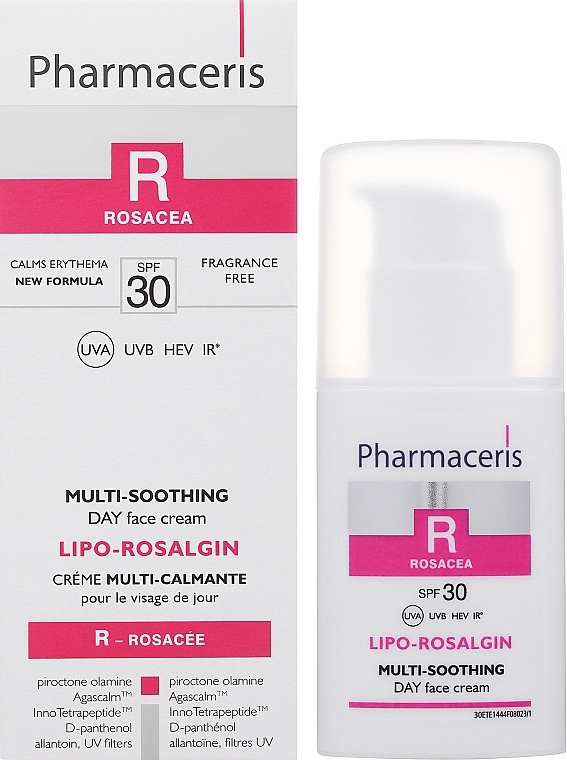 Multikojący krem do twarzy - Pharmaceris R Lipo Rosalgin Multi-Soothing Cream