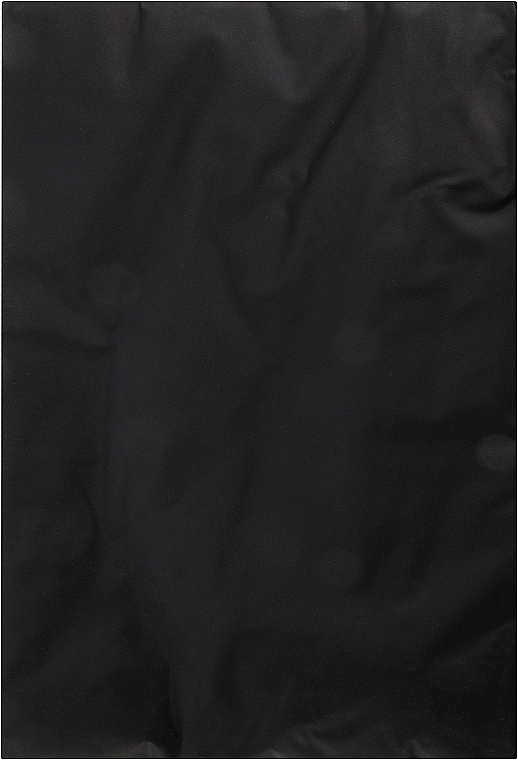 Peleryna fryzjerska 137 x 100 cm, czarna - Eurostil — Zdjęcie N1