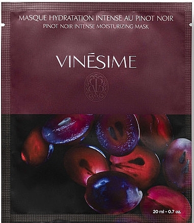 Intensywnie nawilżająca maseczka do twarzy - Vinesime Pinot Noir Intense Hydration Mask — Zdjęcie N1