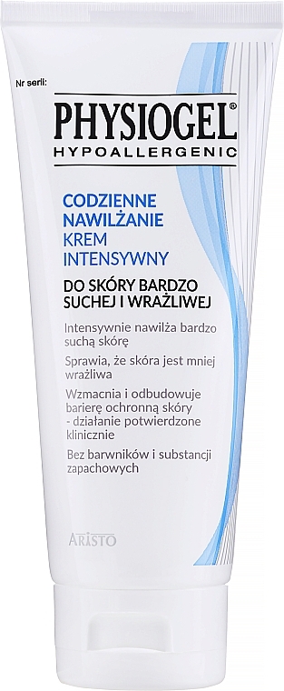 PRZECENA! Intensywny krem nawilżający do skóry bardzo suchej i wrażliwej - Physiogel Intensive Cream * — Zdjęcie N1