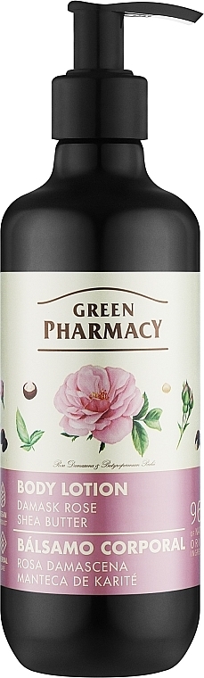Balsam do ciała Róża damasceńska i masło shea - Green Pharmacy — Zdjęcie N1