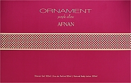 Kup Afnan Perfumes Ornament Purple Allure - Zestaw (edp/100 ml + sh/gel/100 ml + b/lot/100 ml)