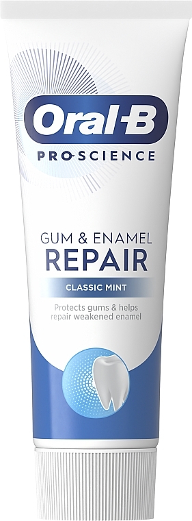 Pasta do zębów - Oral-B Pro-Science Gum & Enamel Repair Classic Mint — Zdjęcie N10
