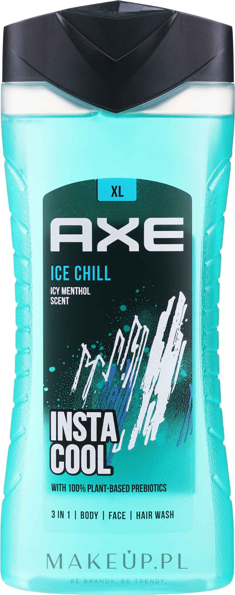 Żel 3 w 1 do mycia ciała i włosów dla mężczyzn - Axe Ice Chill 3 In 1 Gel — Zdjęcie 400 ml