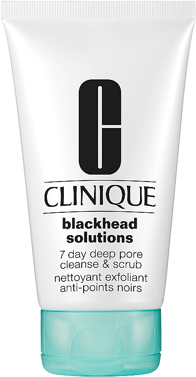 Peeling do twarzy do głębokiego oczyszczania porów - Clinique Blackhead Solutions 7 Day Deep Pore Cleanser & Scrub