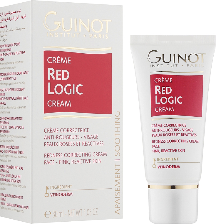 Krem do twarzy redukujący zaczerwienienia - Guinot Red Logic Face Cream — Zdjęcie N2