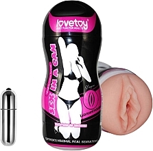 Kup Masturbator z pociskiem wibrującym - Sex In A Can -Vibrating Vagina Tunnel 1