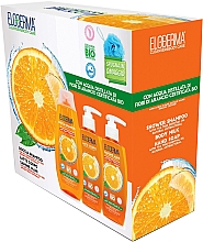 Kup Zestaw - Eloderma Orange Flower (shmp/400ml + b/lot/300ml + l/soap/300ml + b/sponge)