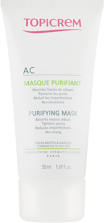 Oczyszczająca maska do cery tłustej i mieszanej - Topicrem AC Purifying Mask — Zdjęcie N2