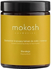 Kup Balsam brązujący do ciała i twarzy Marakuja - Mokosh Cosmetics Gentle Bronzing Body&Face Balm