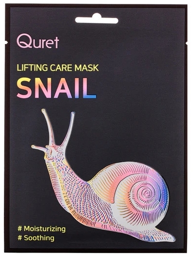 Liftingująca maska do twarzy - Quret Lifting Care Mask Snail — Zdjęcie N1