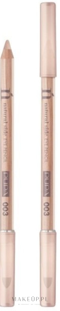 Kredka do oczu - Pupa Natural Side Eye Pencil — Zdjęcie 003 - White Butter