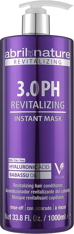 Rewitalizująca maska do włosów - Abril et Nature 3.0 PH Revitalizing Instant Mask — Zdjęcie N2
