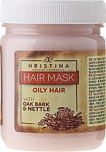 Kup Maska do włosów przetłuszczających się Kora dębu i pokrzywa - Hristina Cosmetics Hair Mask
