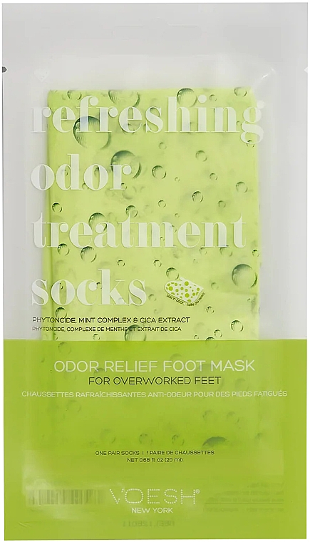 Skarpetki-maska do stóp - Voesh Refreshing Odor Therapy Socks — Zdjęcie N1