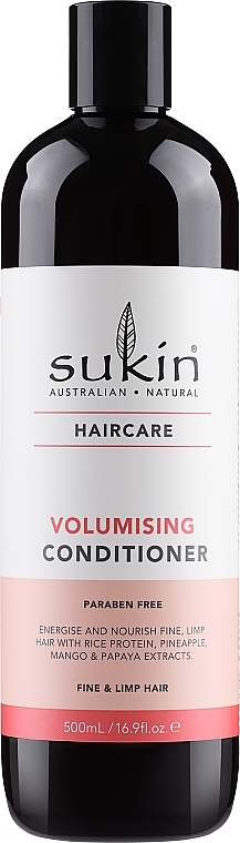 Odżywka dodająca włosom objętości - Sukin Volumising Conditioner — Zdjęcie N1