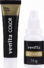 Kremowa henna do brwi - Venita Professional Henna Color Cream Eyebrow Tint Cream Goji Extract — Zdjęcie N2