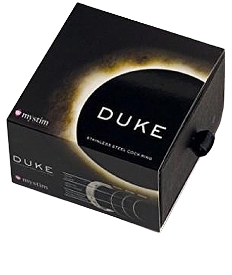 PRZECENA! Pierścień erekcyjny 55 mm - Mystim Duke Strainless Steel Cock Ring * — Zdjęcie N1