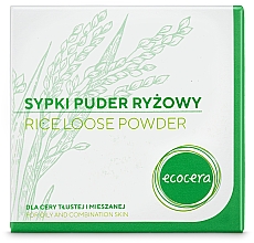 Matujący puder ryżowy - Ecocera Rice Face Powder — Zdjęcie N5