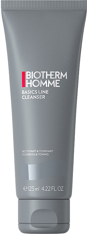 Tonizujący żel do oczyszczania męskiej twarzy, do cery normalnej - Biotherm Homme Basics Line Cleancer — Zdjęcie N1