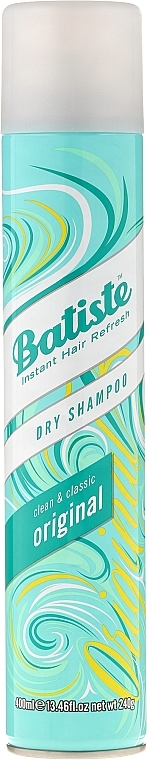 PRZECENA! Suchy szampon - Batiste Dry Shampoo Clean And Classic Original * — Zdjęcie N3
