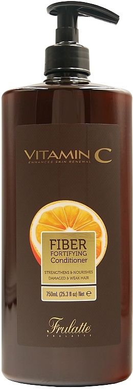 Odżywka wzmacniająca do włosów słabych i zniszczonych - Frulatte Vitamin C Fiber Fortyfing Conditioner — Zdjęcie N1