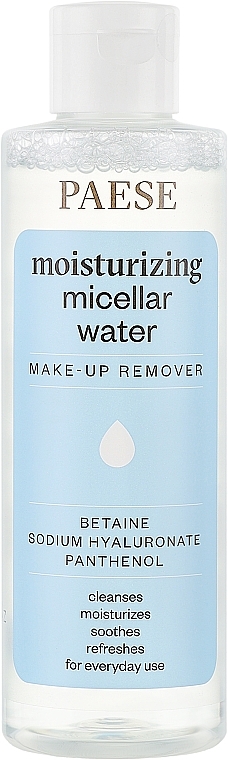 Nawilżający płyn micelarny do oczyszczania twarzy i demakijażu - Paese Moisturizing Micellar Water — Zdjęcie N1
