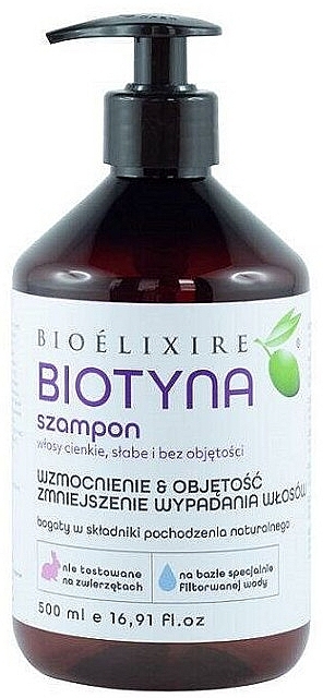 Szampon do włosów z biotyną - Bioelixir Professional — Zdjęcie N1