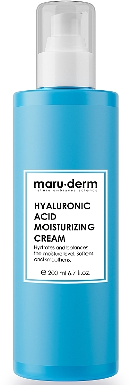 Nawilżający krem do twarzy i ciała z kwasem hialuronowym - Maruderm Cosmetics Hyaluronic Acid Moisturizing Cream — Zdjęcie N1