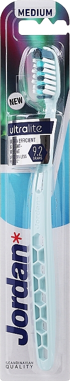 Szczoteczka do zębów, średnia twardość, niebieska - Jordan Ultralite Adult Toothbrush Medium — Zdjęcie N1