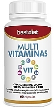 Multiwitamina w tabletkach, 60 szt. - Best Diet Multivitamin — Zdjęcie N1